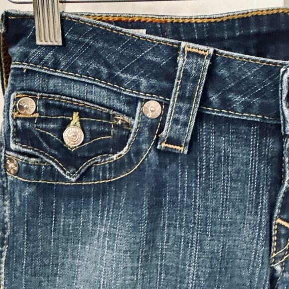 True Religion Jeans Women's Blue Billy Low Rise 27 Y2K - Picture 8 of 13